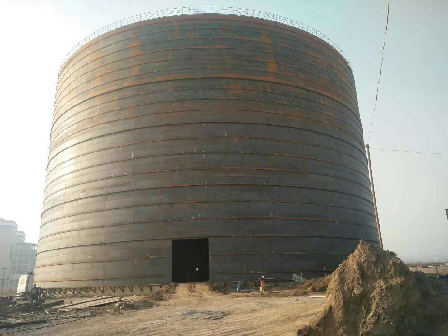 乌达承建大型钢板库的好处及原理